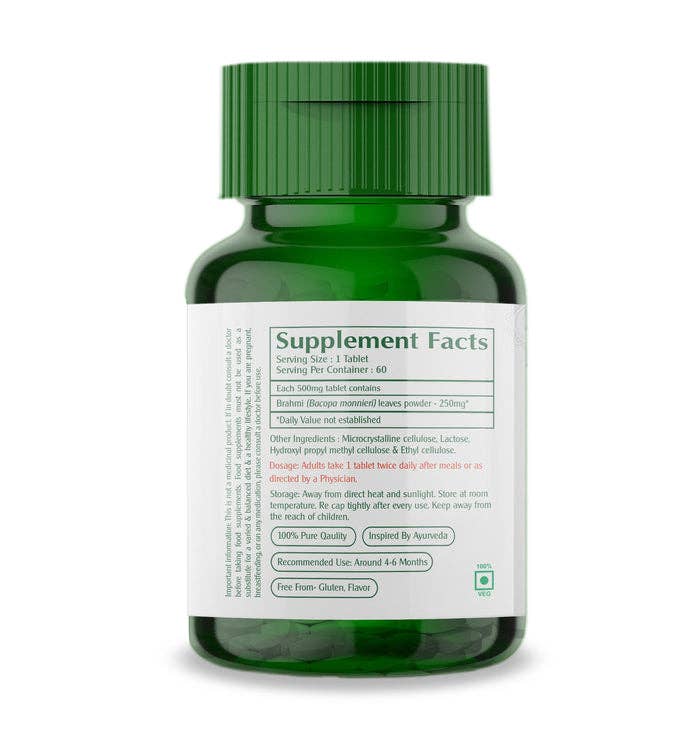 Brahmi Tablets Vedic Supplements
