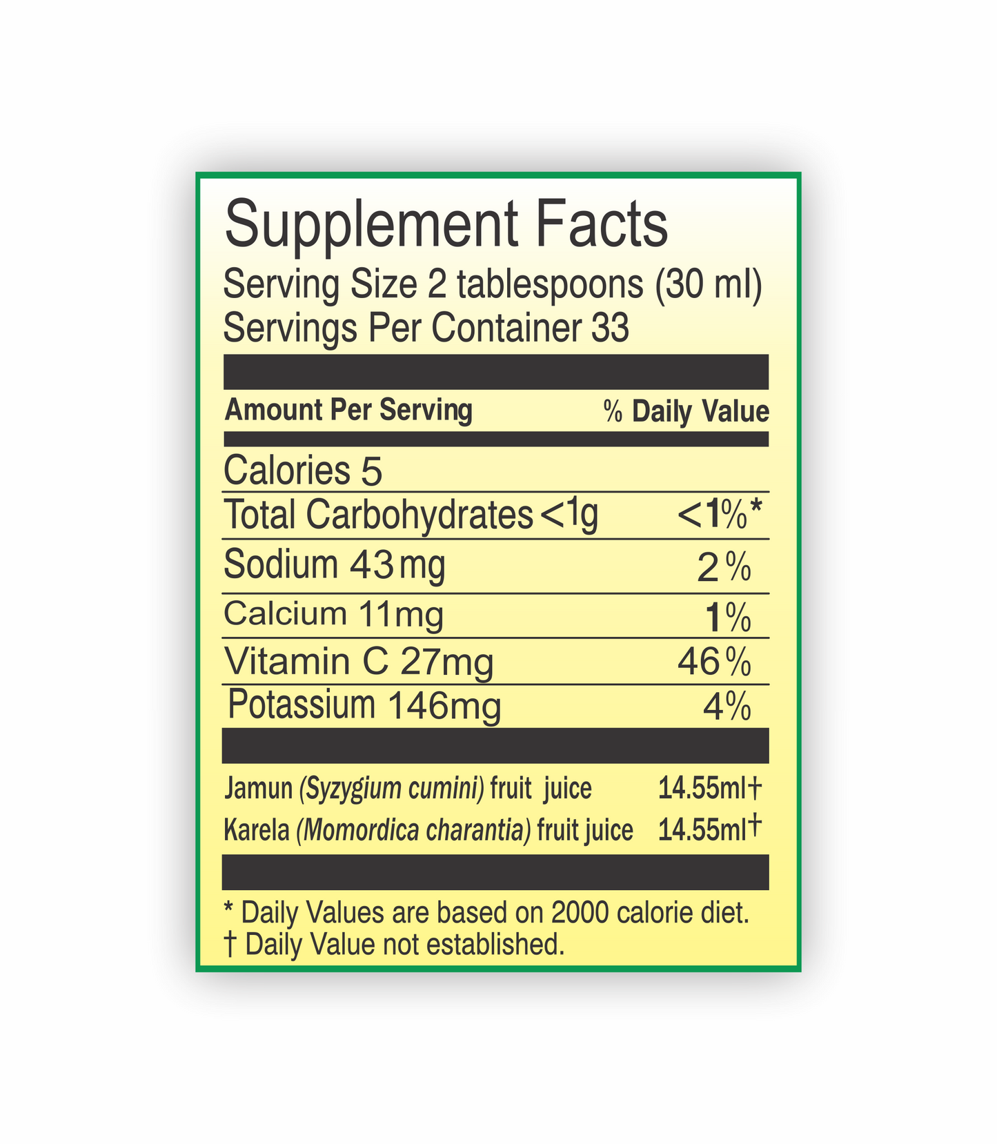 Vedic Karela Jamun Juice 1L | Supports Healthy Blood Sugar Level - The Vedic Store