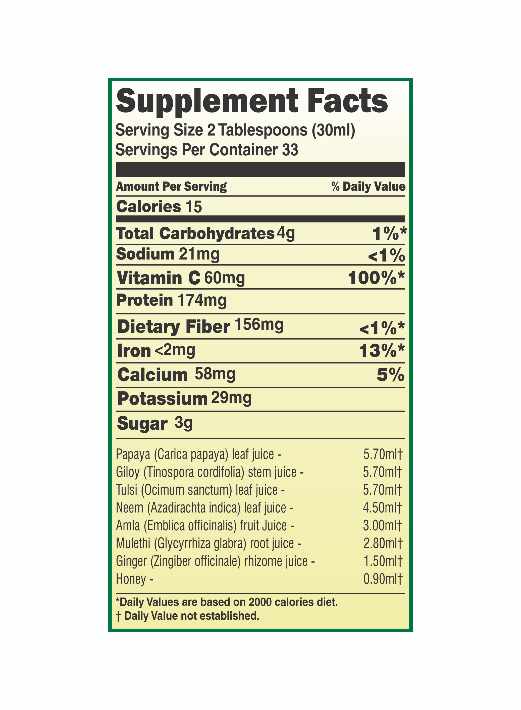 Vedic Blood Platelet Support Juice