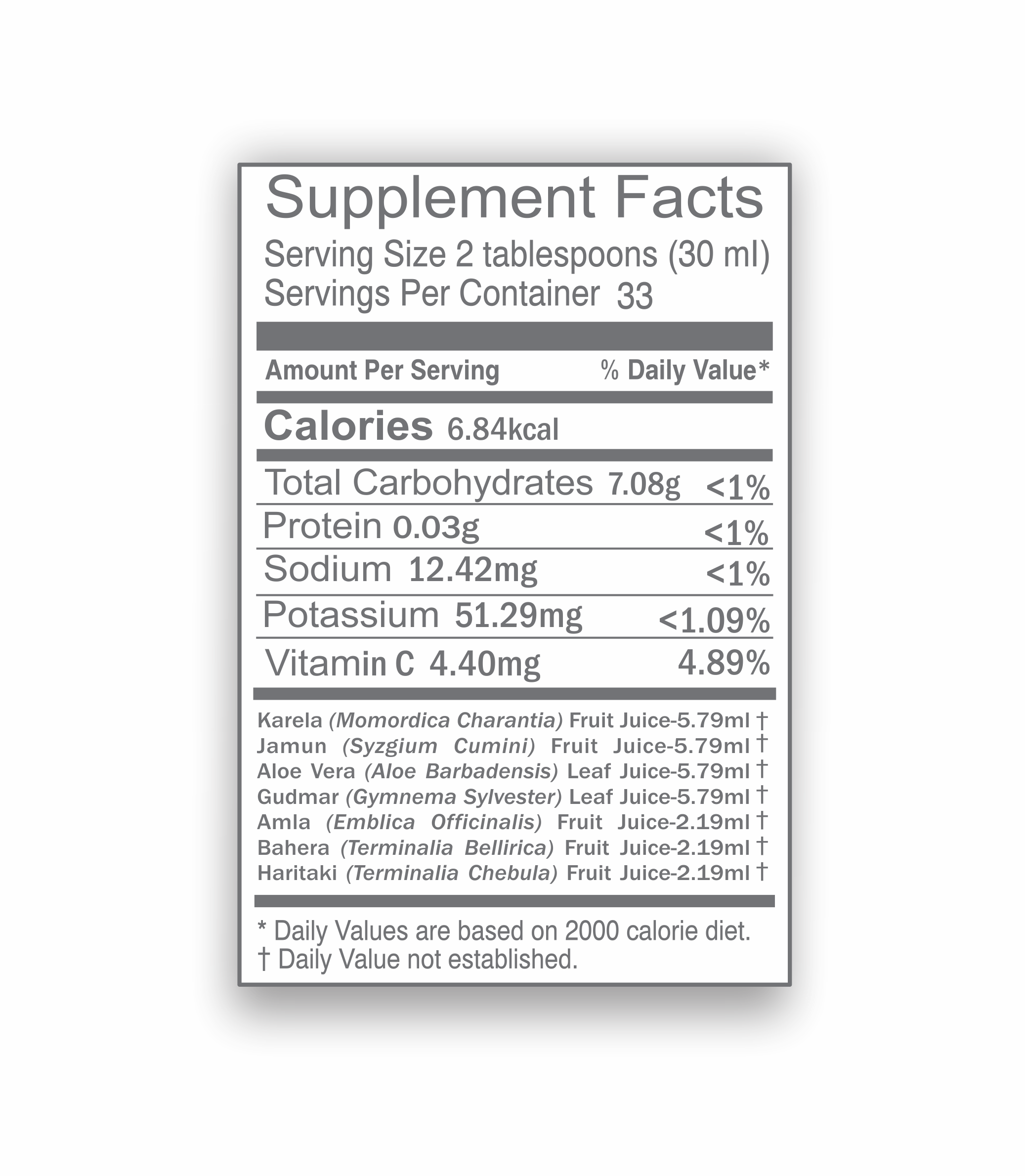 Vedic Regular Sugar Balance Juice