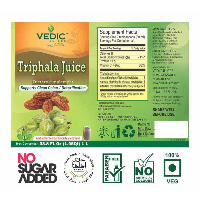 Vedic Triphalla Juice (Copy)