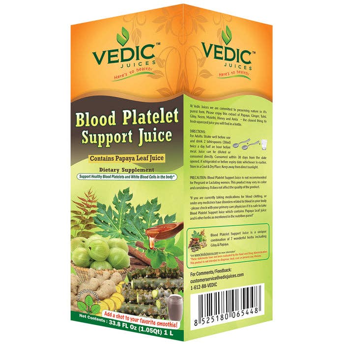 Vedic Blood Platelet Support Juice