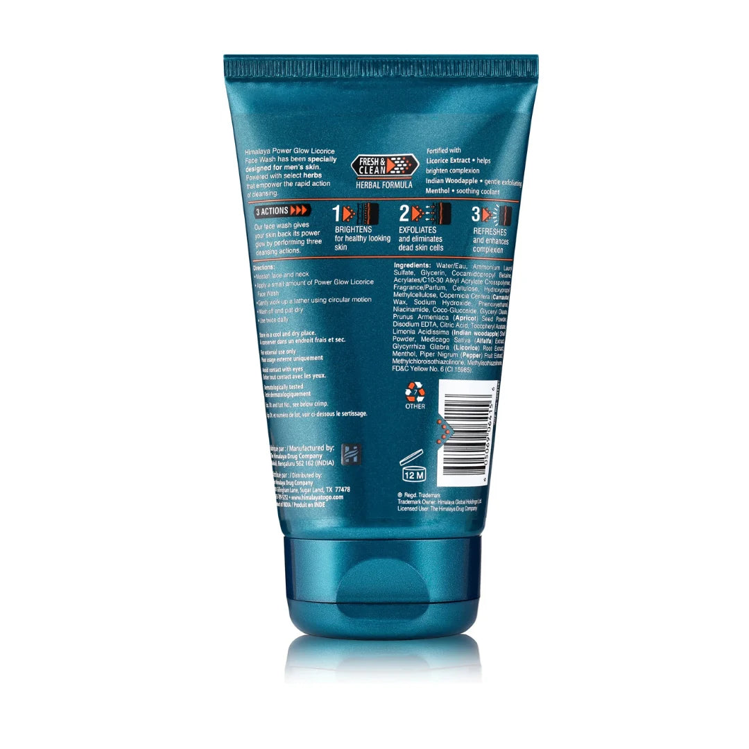 Himalaya India Men Power Glow Licorice Face Wash