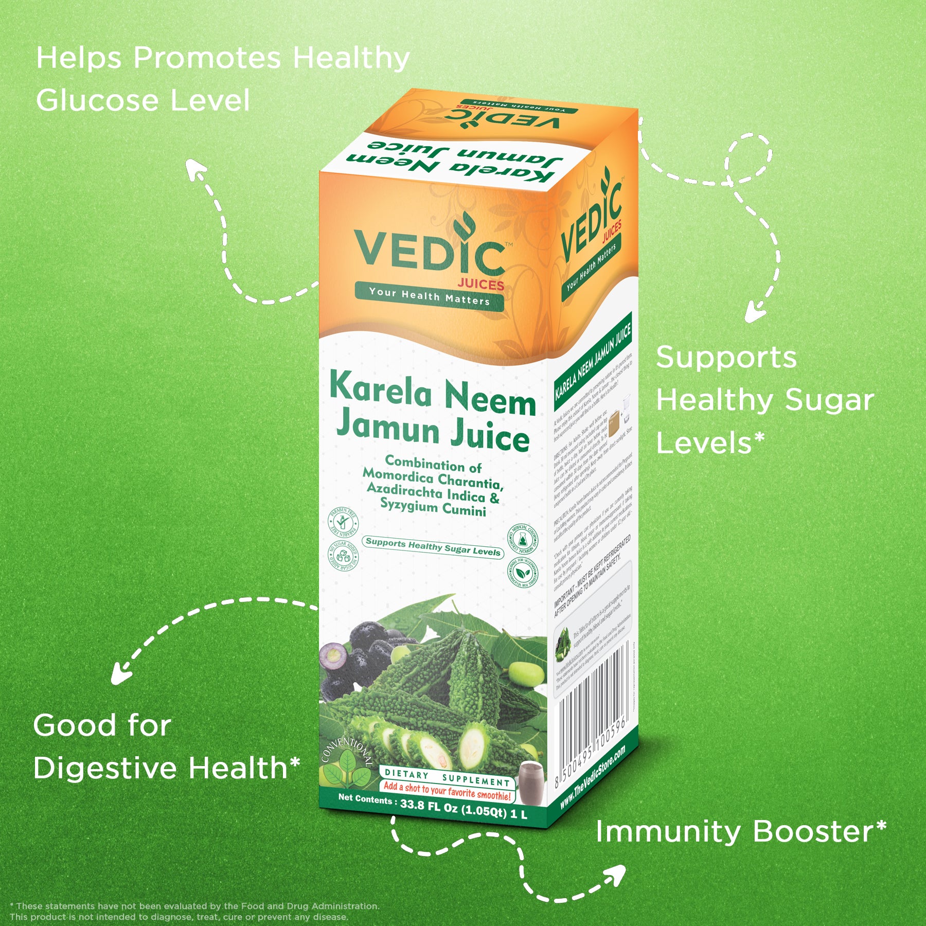Vedic Regular Karela Neem Jamun Juice