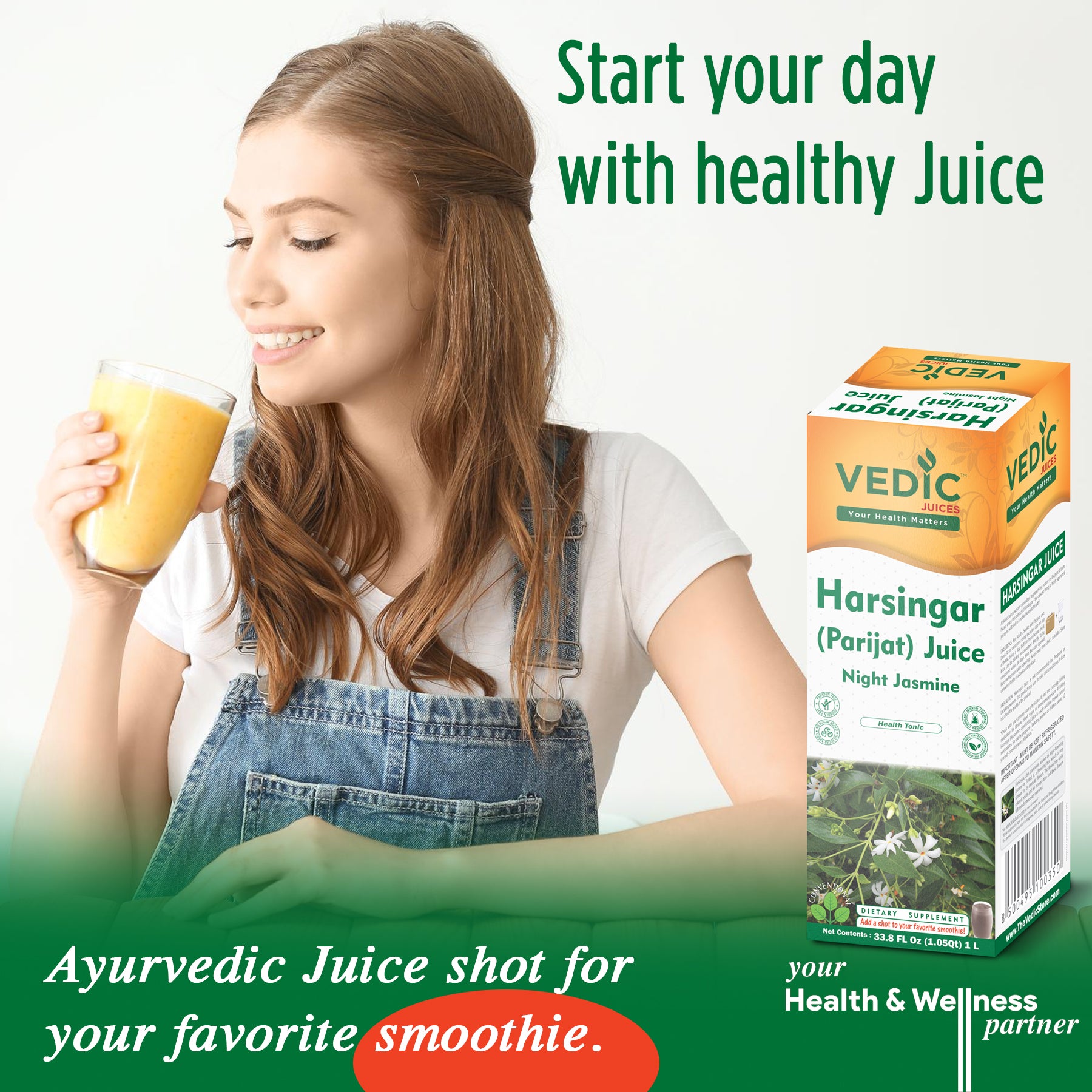 Vedic Regular Harsingar Juice