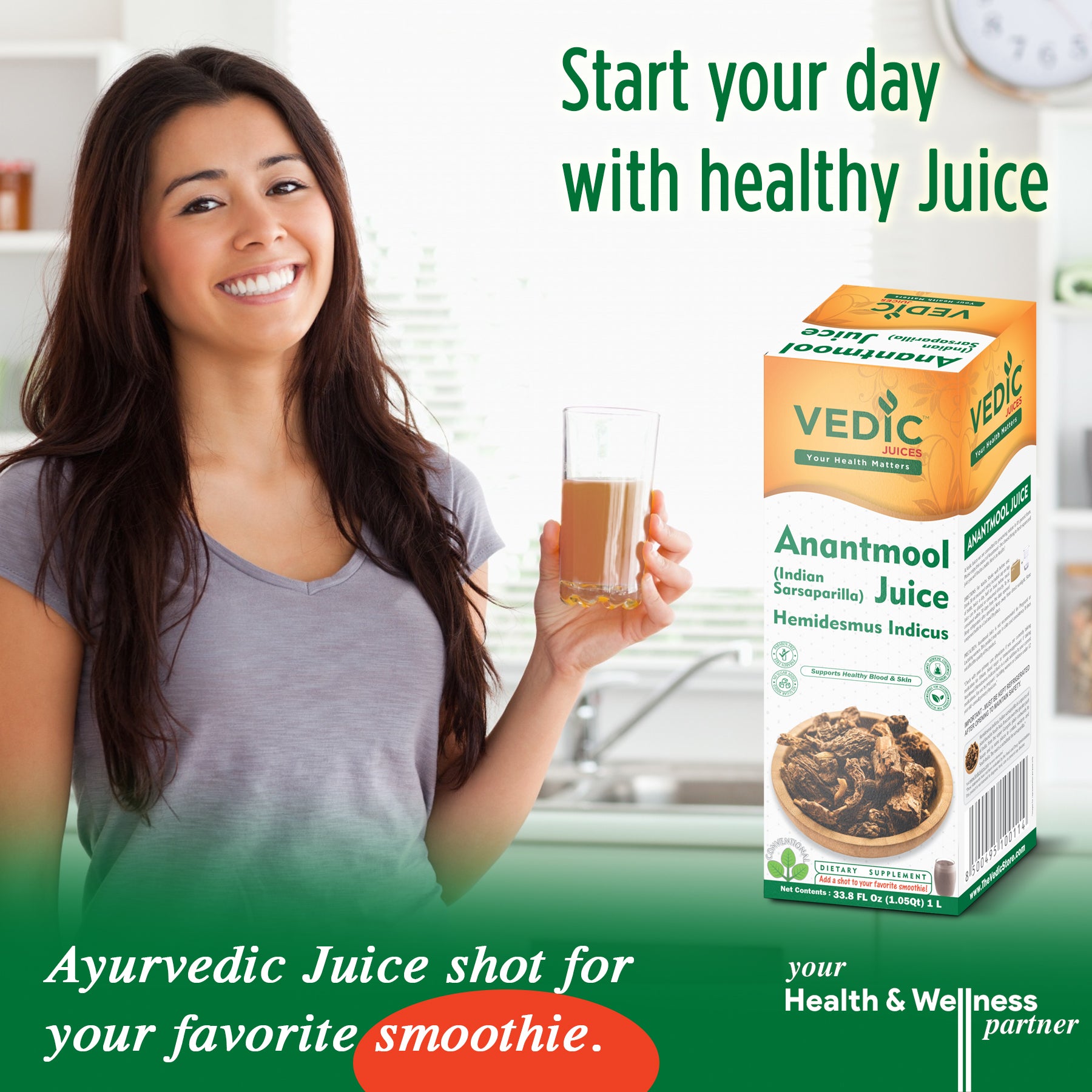 Vedic Anantmool Juice , 1 Litre