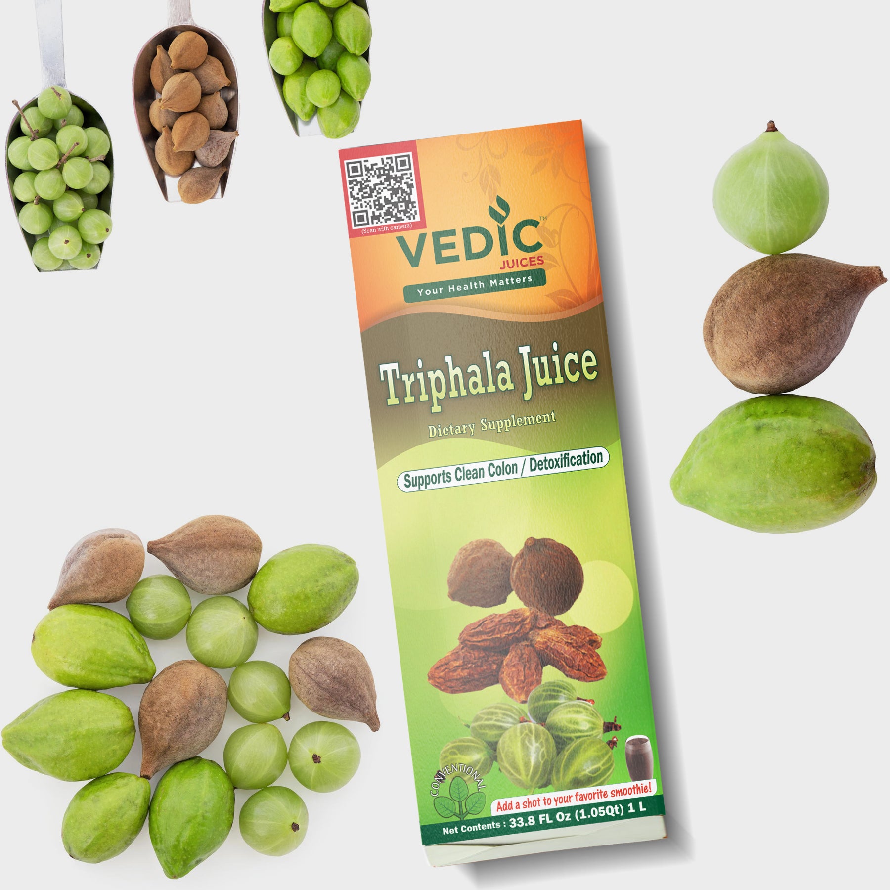 Vedic Regular Triphala Juice , 1Litre