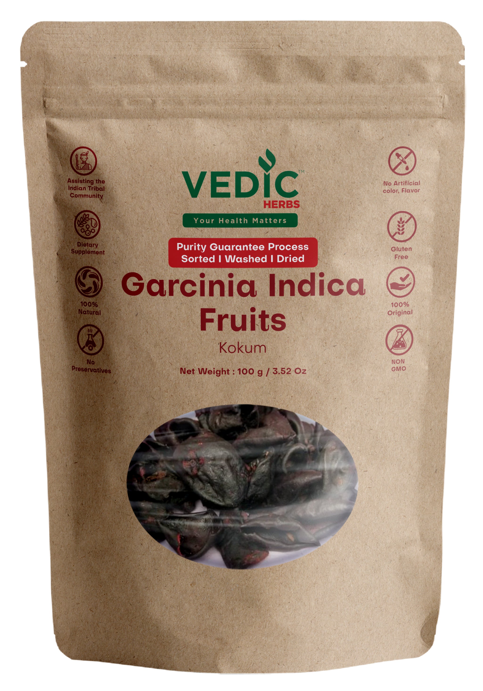 Vedic Herbs Garcinia indica/ kokum Fruit