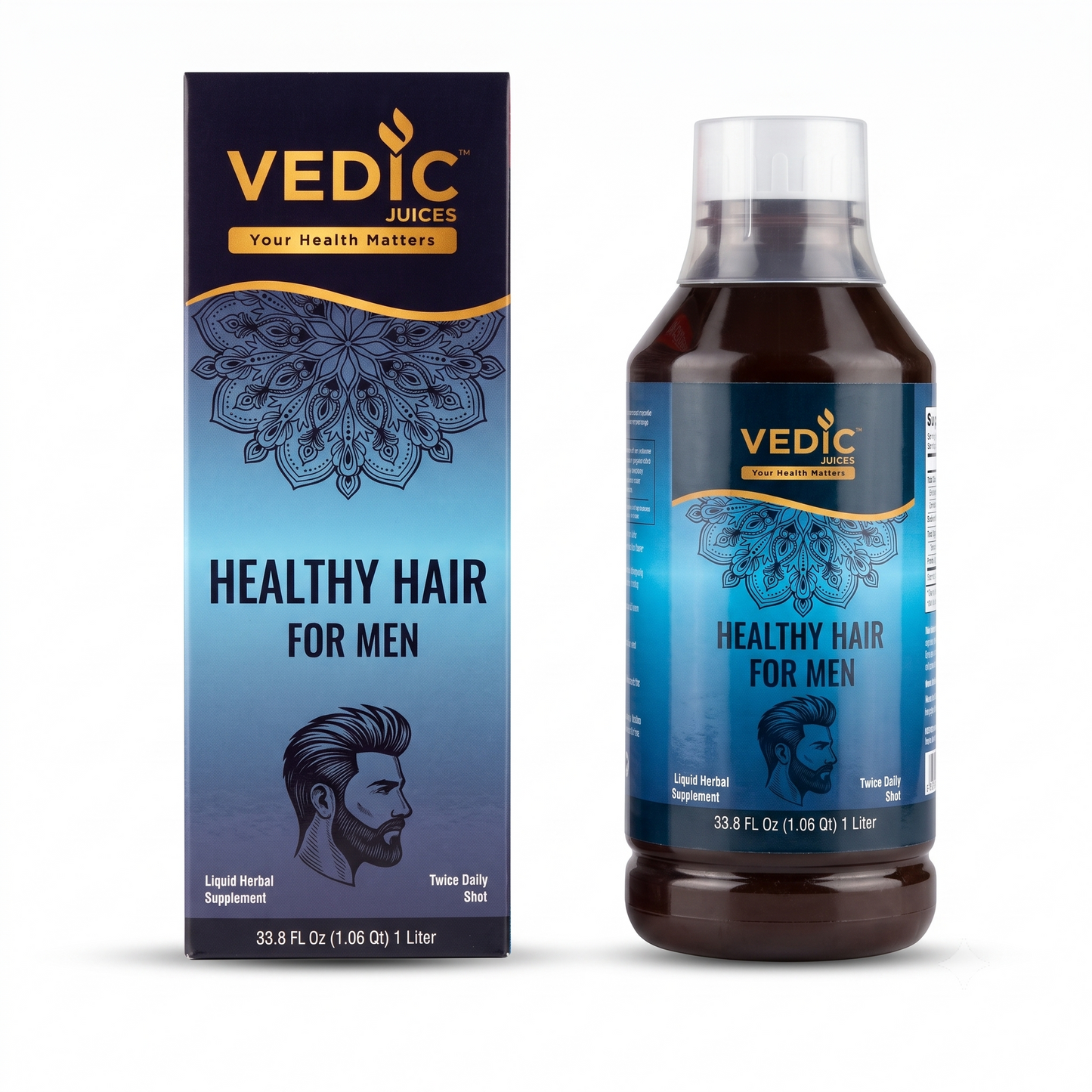 Vedic Healthy Hair for Men Juice 1 Lt