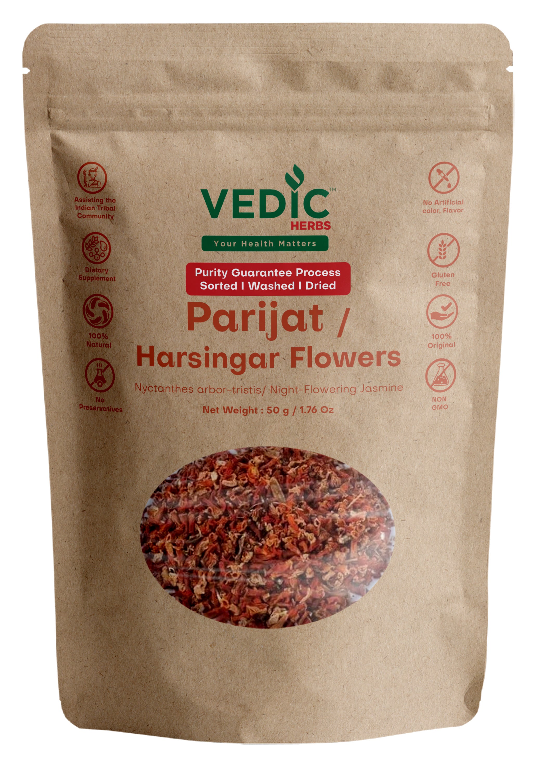 Vedic Herbs Parijat / Harsingar Flowers