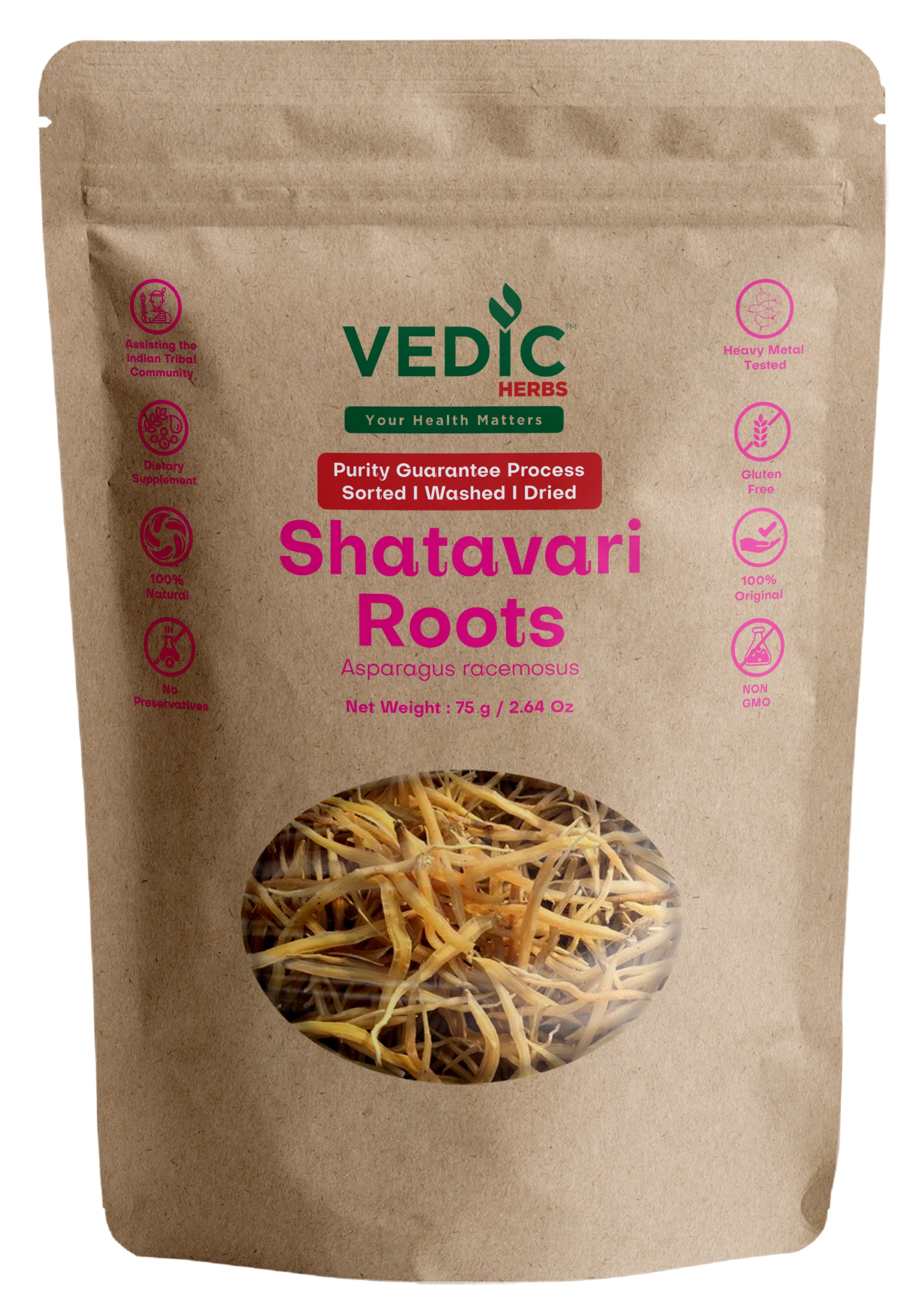 Vedic Herbs Shatavari Roots