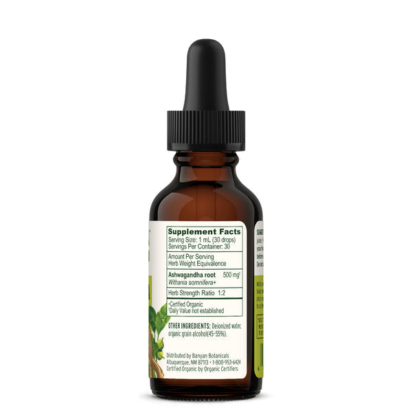 Banyan Botanicals Ashwagandha liquid extract - The Vedic Store