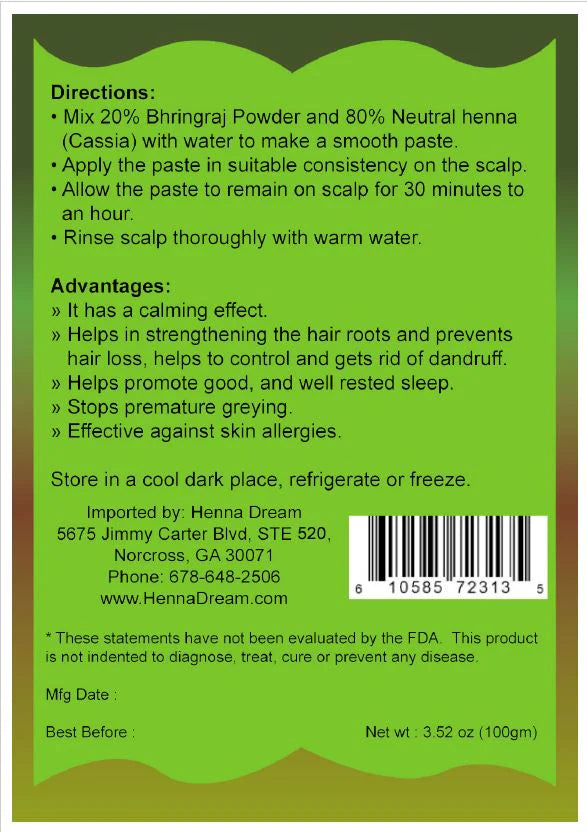 Henna Dream Bhringraj Powder