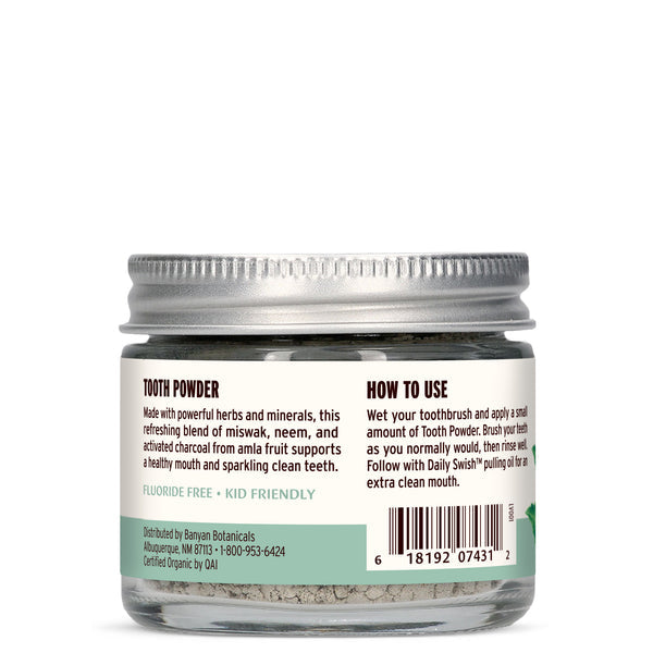Banyan Botanicals Tooth powder, mint (0.75 oz)