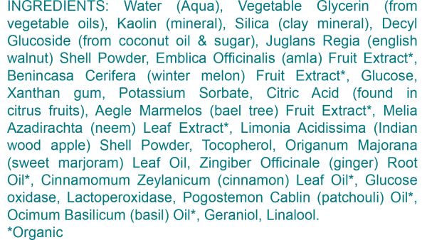 Exfoliating Walnut & Wood Apple Face Scrub