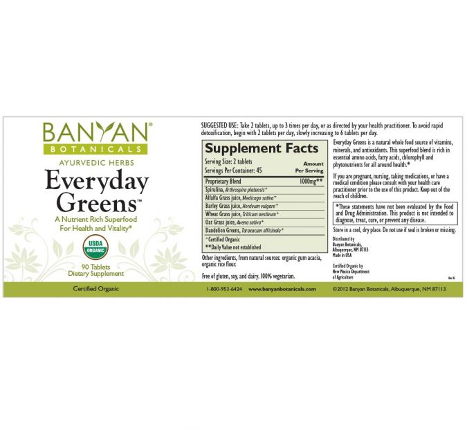 Everyday Greens - TheVedicStore.com