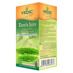 Vedic Karela Juice | Supports Healthy Blood Sugar Level (Bitter Gourd/Bitter Melon)