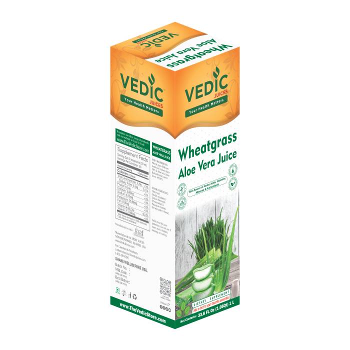 Vedic Regular Aloe Vera Wheatgrass Juice
