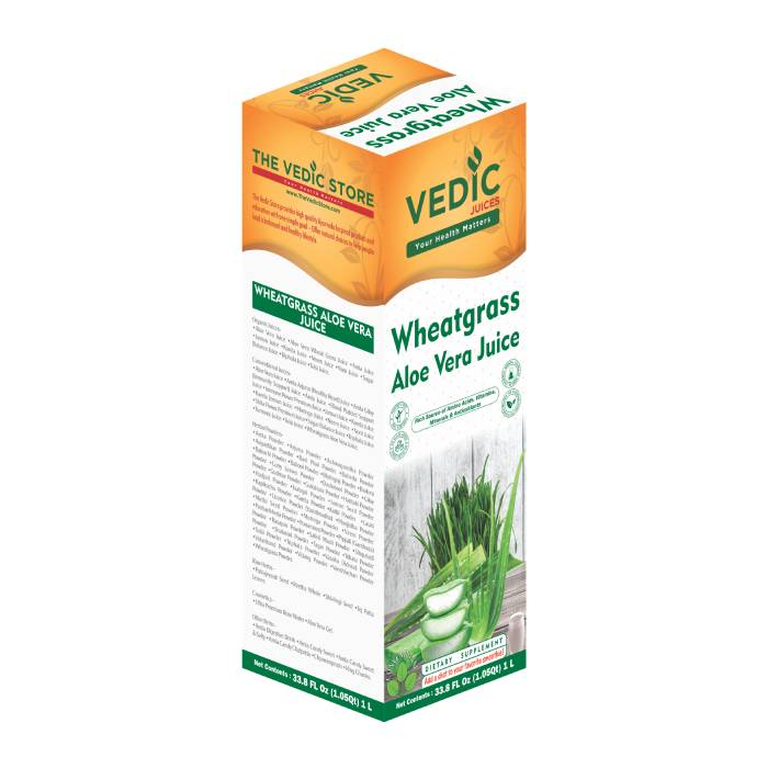 Vedic Regular Aloe Vera Wheatgrass Juice