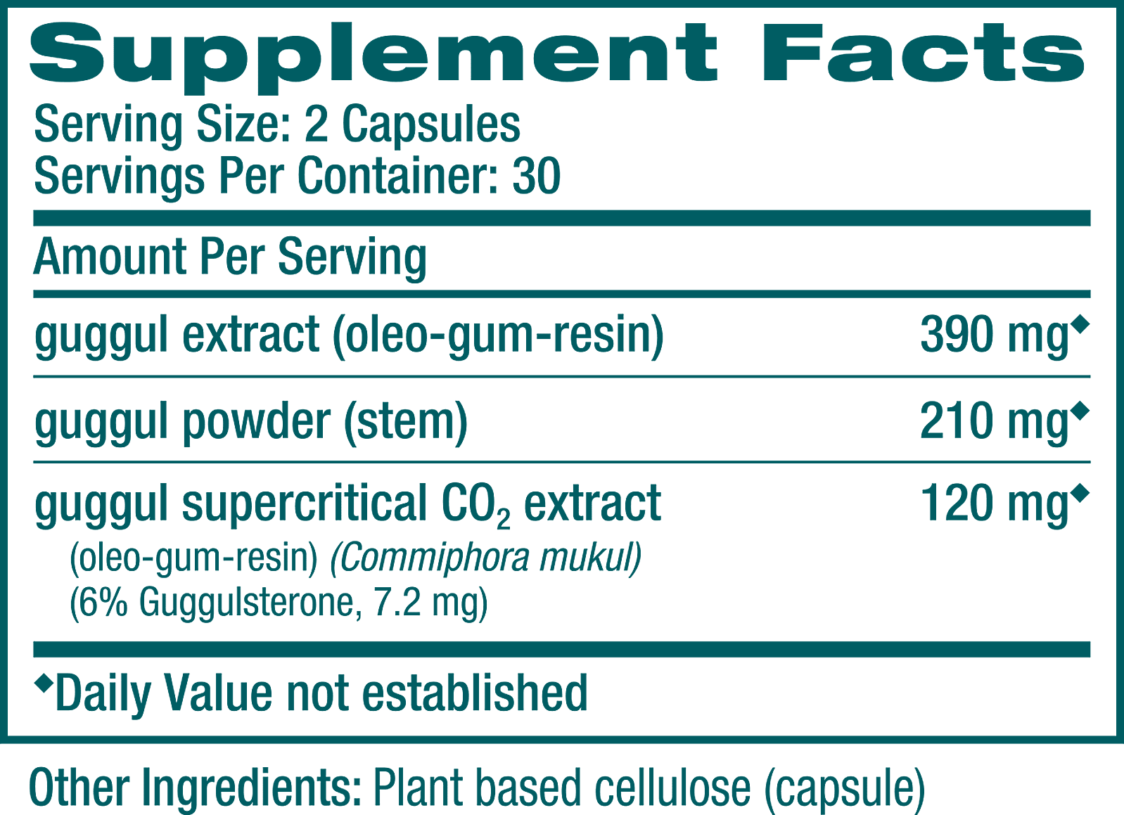 Guggul - Cholesterol Support