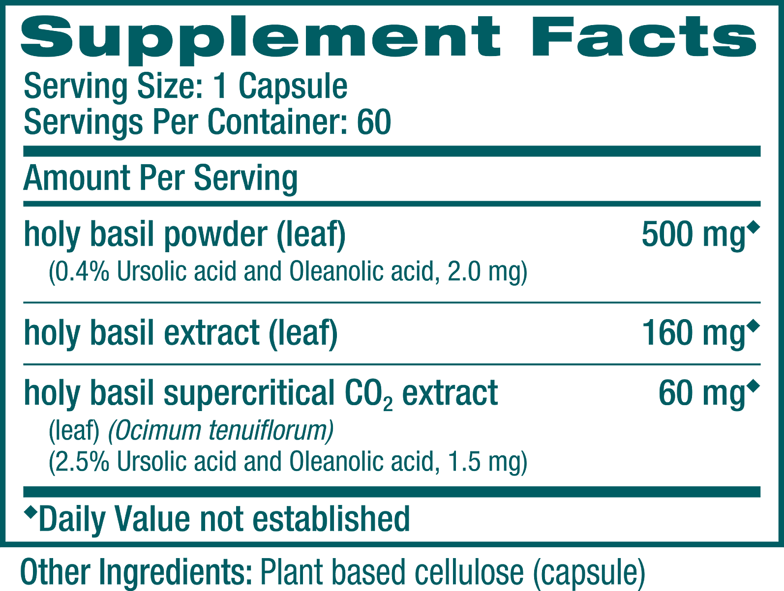 Holy Basil - Respiratory Support