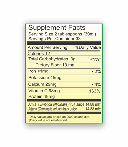 Vedic Amla Arjuna Juice | Healthy Heart Support - The Vedic Store