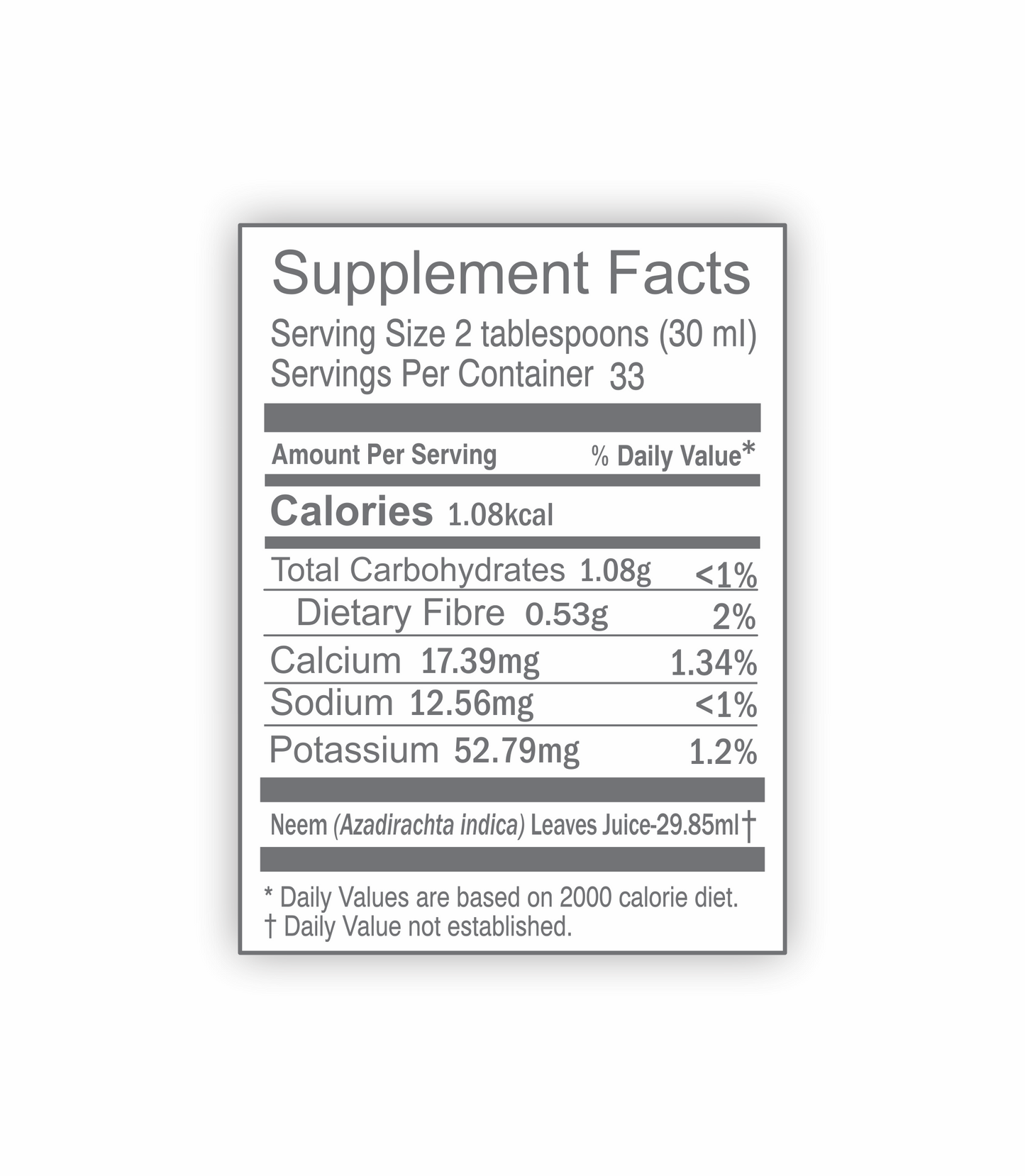 Vedic Regular Neem Juice - The Vedic Store