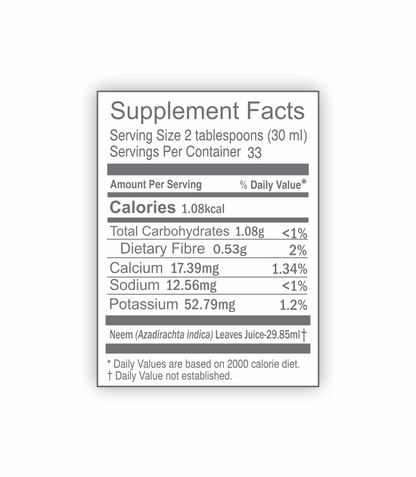 Vedic Regular Neem Juice - The Vedic Store