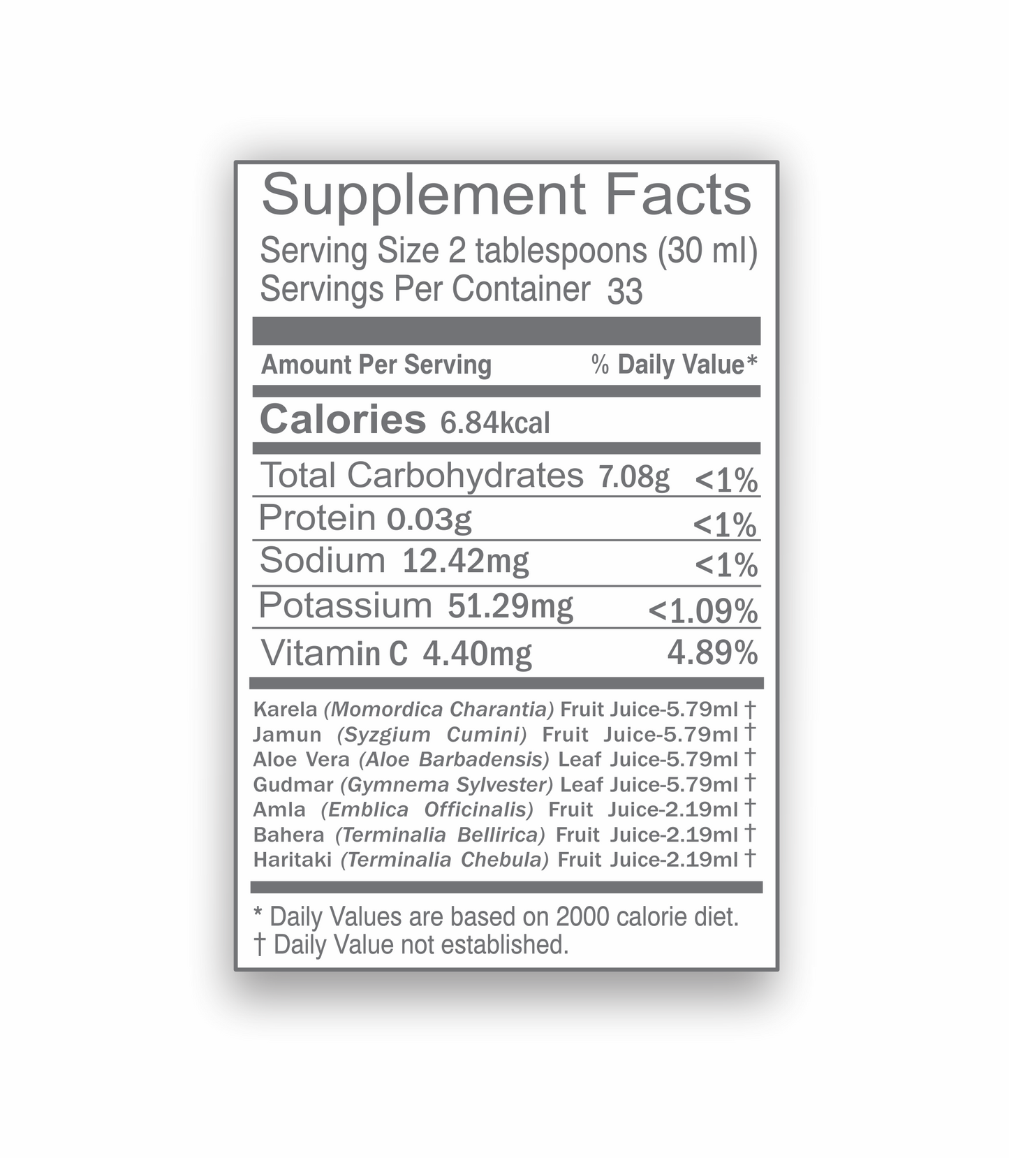 Vedic Regular Sugar Balance Juice - The Vedic Store