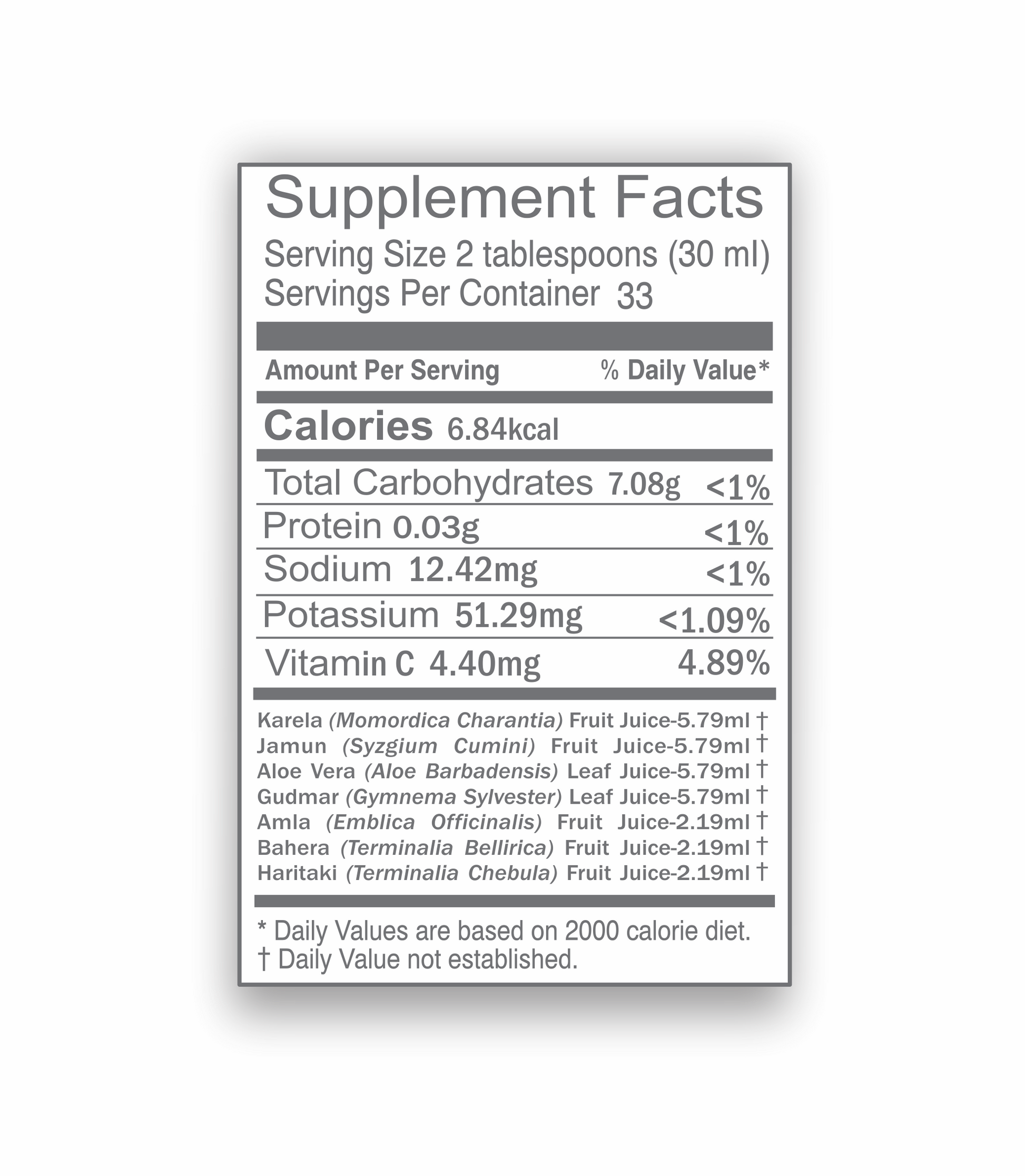 Vedic Regular Sugar Balance Juice - The Vedic Store