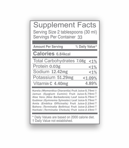 Vedic Regular Sugar Balance Juice - The Vedic Store