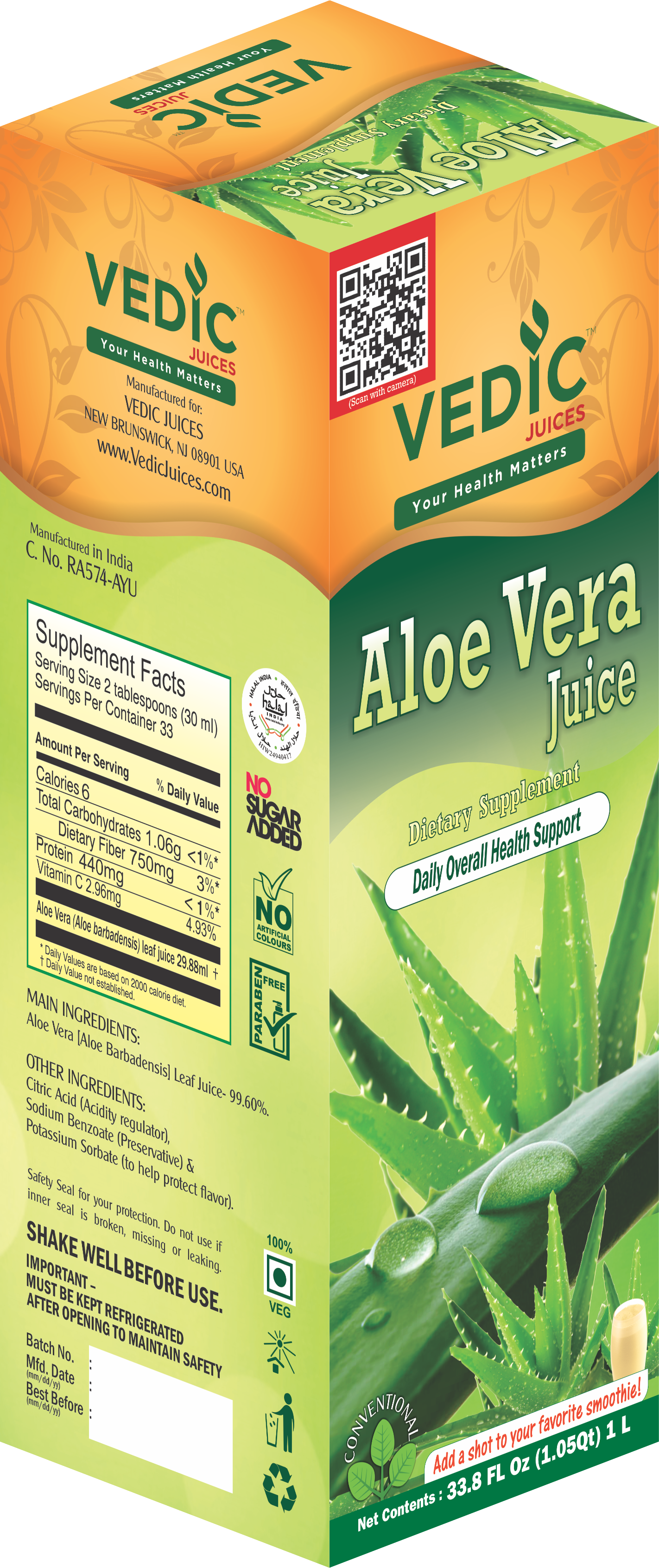 Amla Juice, Indian Gooseberry 1 L