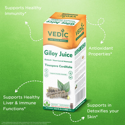 Vedic Giloy Juice , 1 litre - The Vedic Store