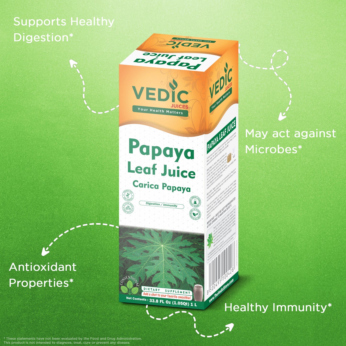 Vedic Regular Papaya Leaf Juice