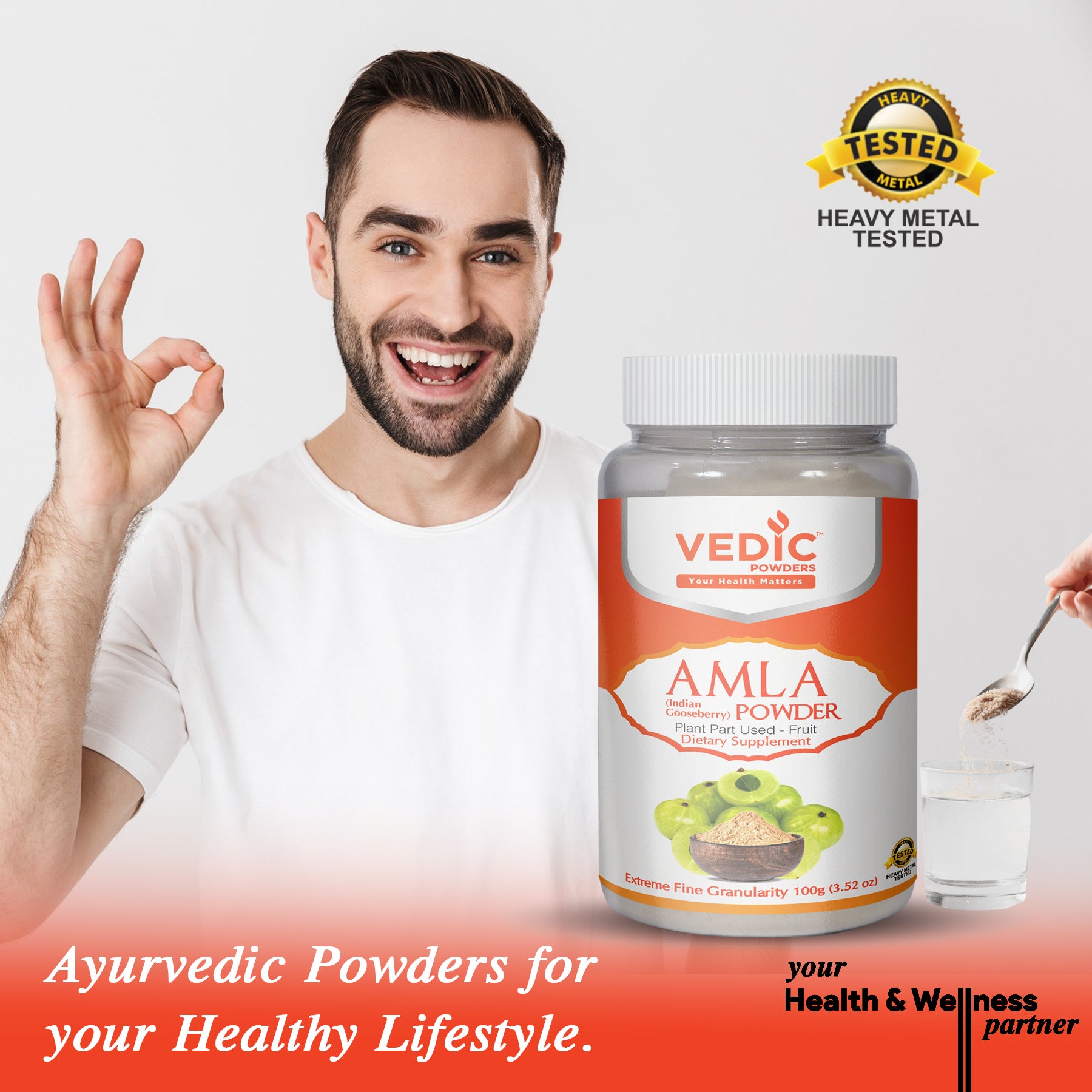 Vedic Amla Powder | Supports Immunity - The Vedic Store
