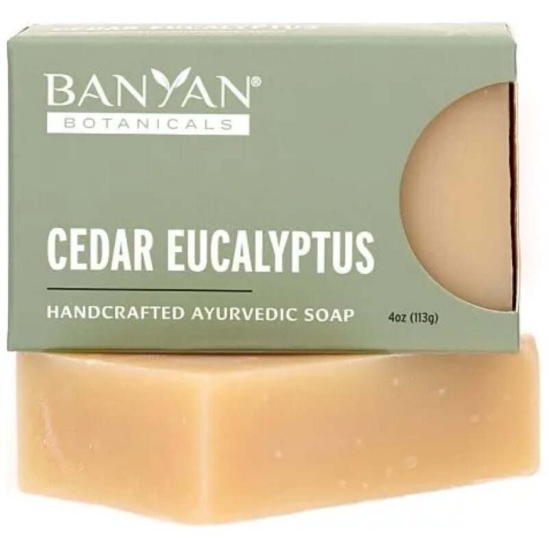 Banyan Botanicals Cedar Eucalyptus Soap - The Vedic Store