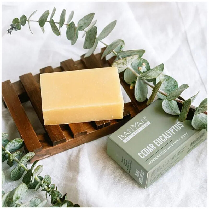 Banyan Botanicals Cedar Eucalyptus Soap - The Vedic Store