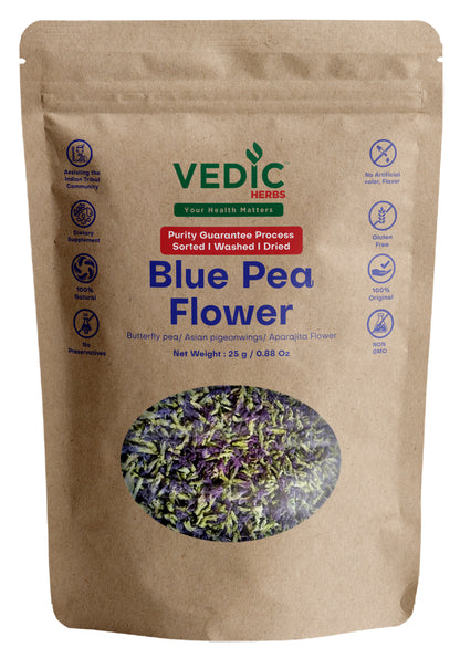 Vedic Herbs Blue Pea flower - The Vedic Store
