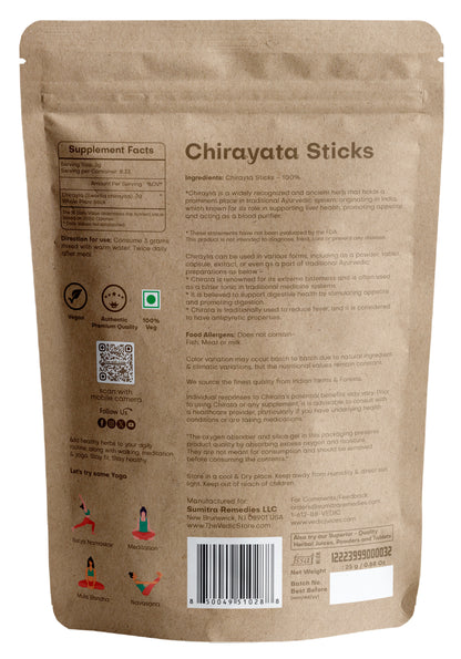 Vedic Herbs Chirayata Sticks