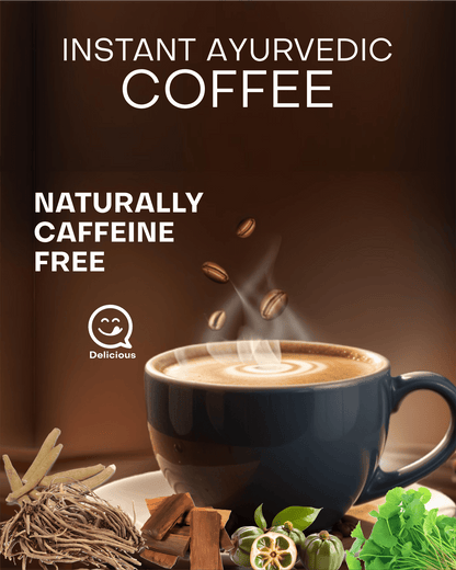 Vedic Coffee , Sleep Easy Instant Ayurvedic Coffee, Valerian Infused