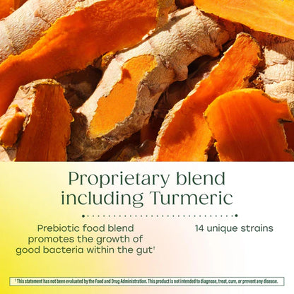 MegaFlora® Probiotic + Prebiotic with Turmeric