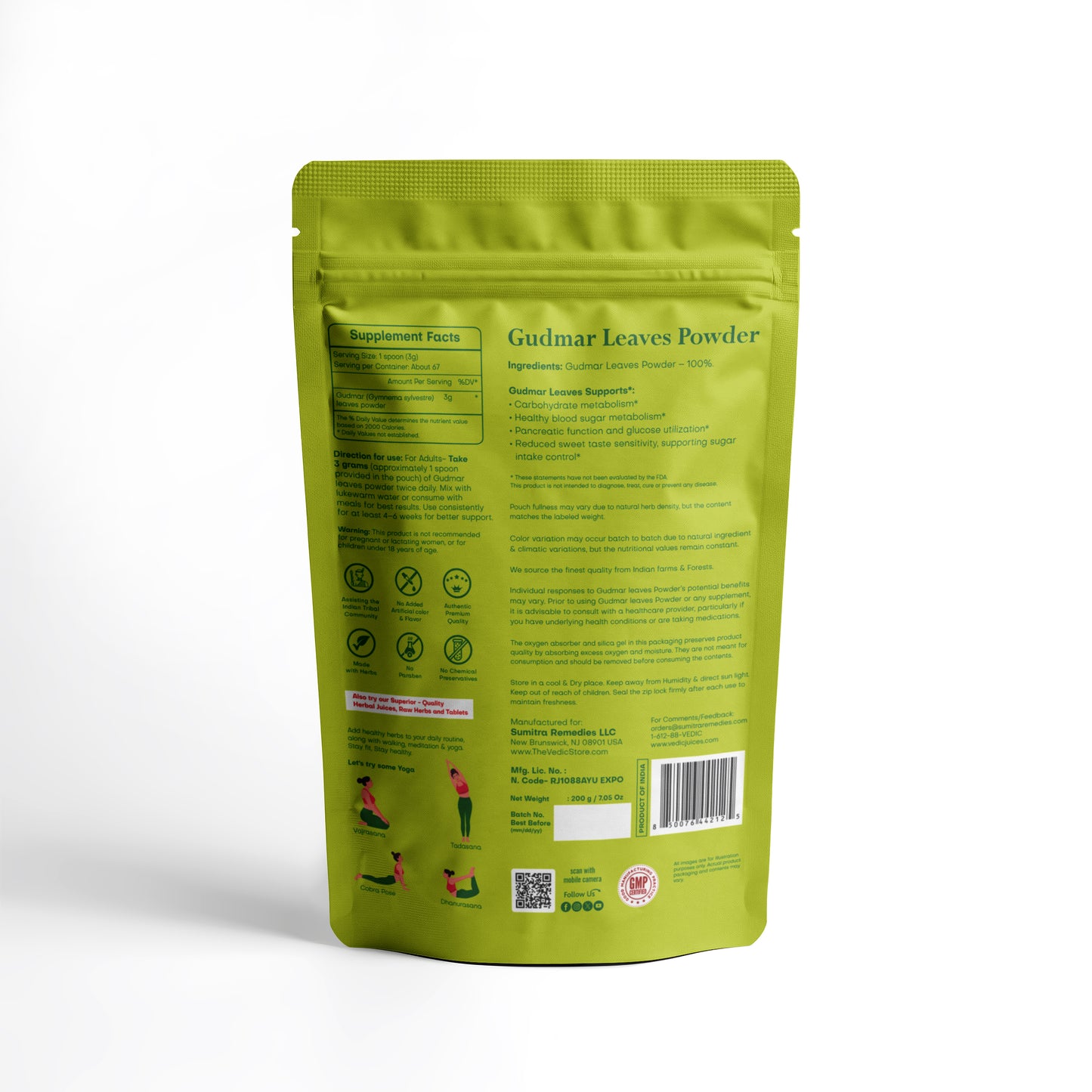 Vedic Gudmar Leaves Powder 200 gms