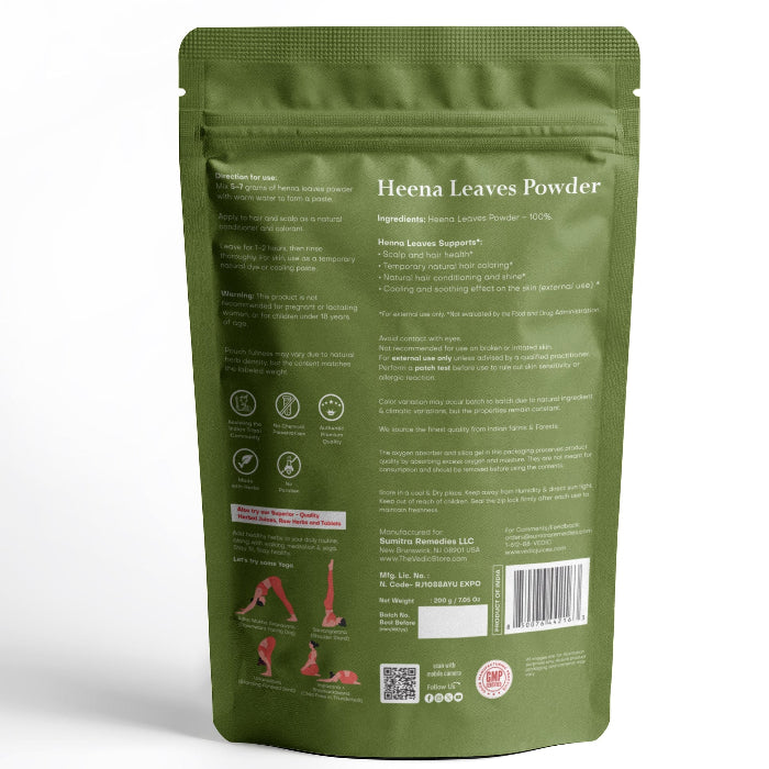 Vedic Henna Leaves Powder 200 gms