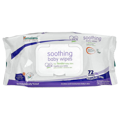 Soothing Baby Wipes 72 Count