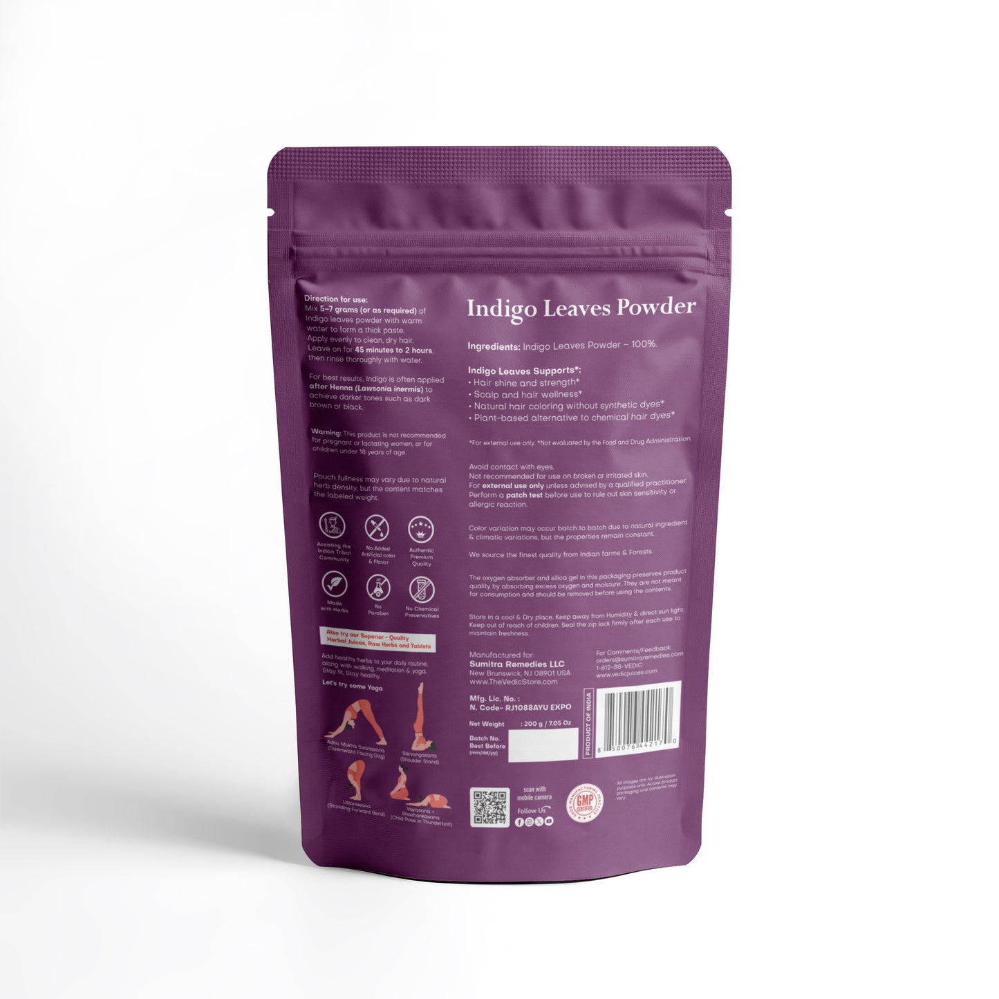 Vedic Indigo Leaves Powder 200 gms (Copy)