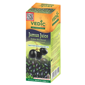Vedic Jamun Juice - Blueberry Blend Juice Concentrate - Natural Antioxidant for Immune Support -  33.8oz, Ideal for Daily Use-23