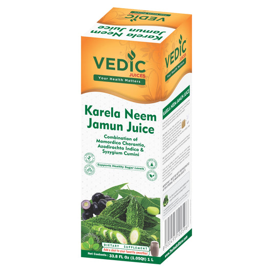 Vedic Regular Karela Neem Jamun Juice - The Vedic Store