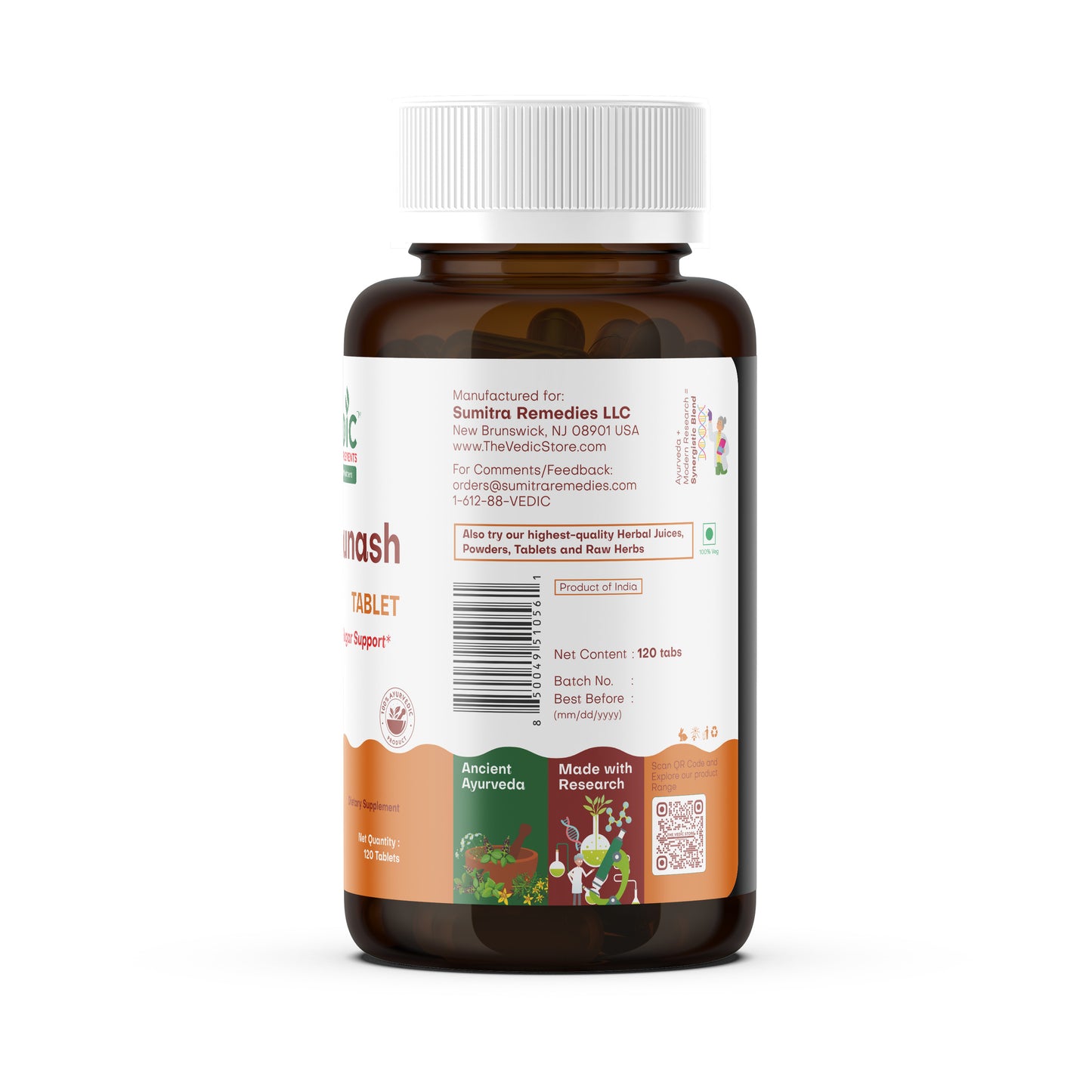 Vedic Madhunash Vati (120 Tablets)