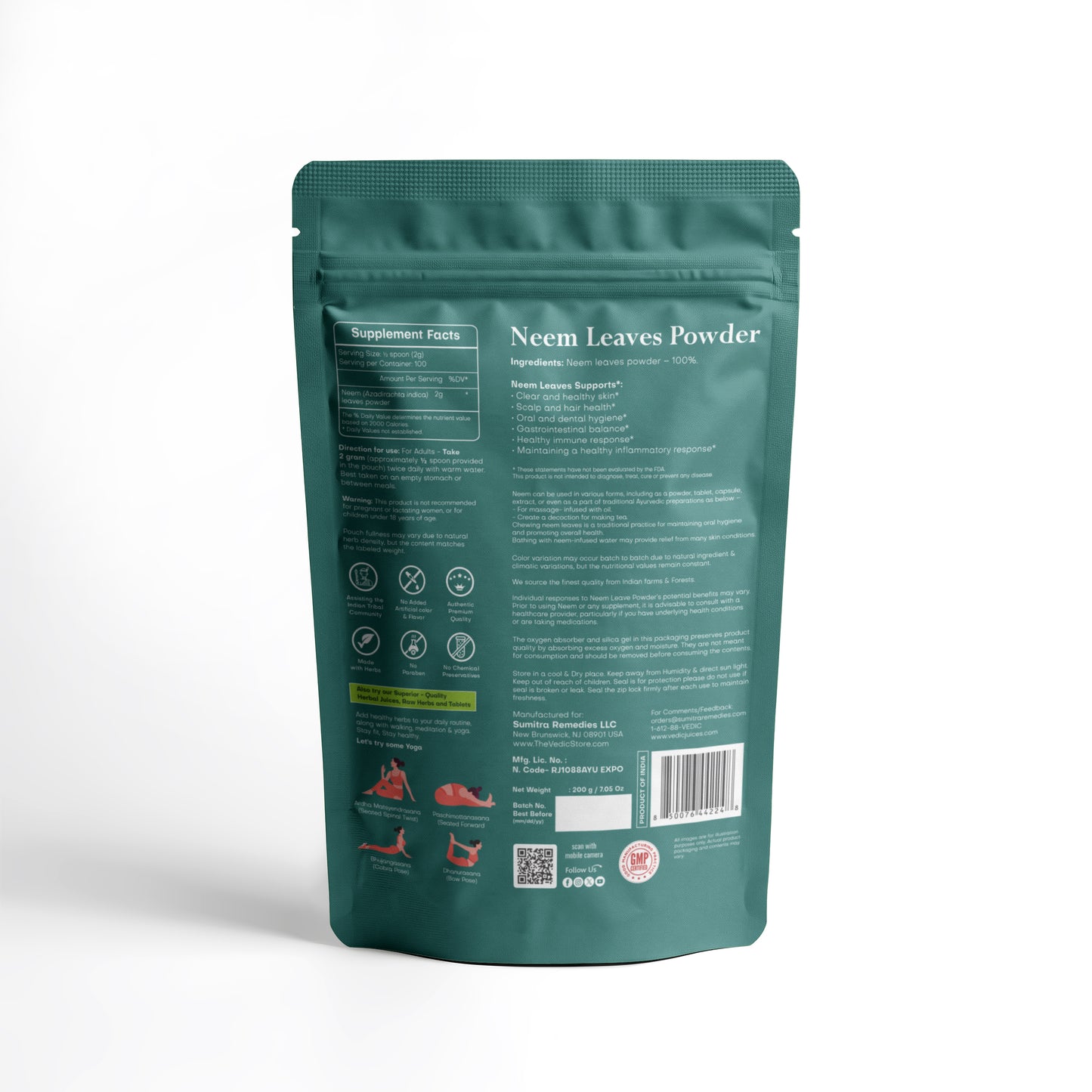 Vedic Neem Leaves Powder 200 G