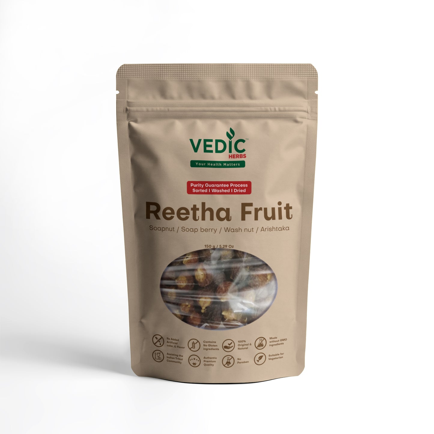 Vedic Reetha Fruit 150 Gm